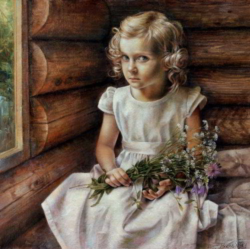 id_258_arthur_braginsky_portrait_oil_paintings_Girl_With_Wild_Flowers_b