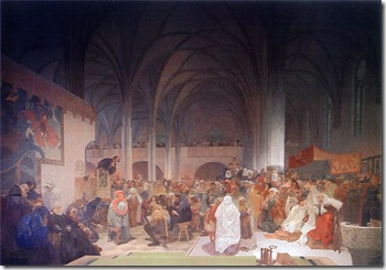Проповедь Яна Гуса в Вифлеемской капелле