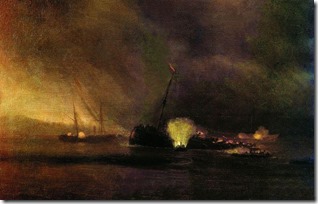 Взрыв трехмачтового парохода в Сулине 27 сентября 1877 года. 1878