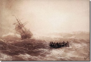 Буря. Прощание с кораблем. 1899