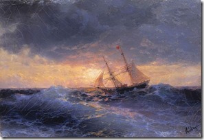 Море. Закат. 1896