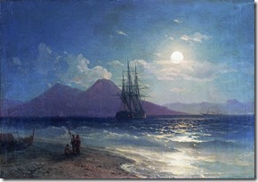 Вид моря ночью. 1873