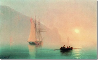 Аю-Даг в туманный день. 1853