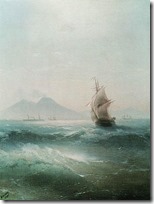 Неаполитанский залив. Вид Везувия. 1879