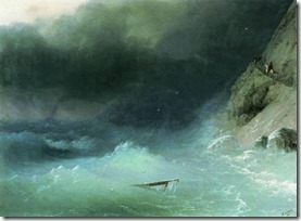 Буря у скалистых берегов. 1875