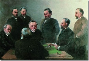 И.К.Айвазовский в кругу друзей. 1893