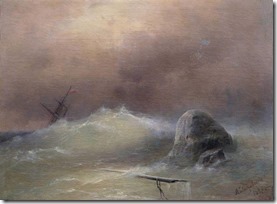Бурное море. 1887