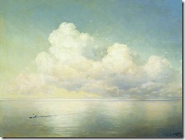 Облака над морем. Штиль. 1889