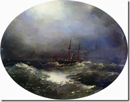 Морской вид. 1900