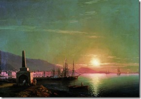 Восход солнца в Феодосии. 1855