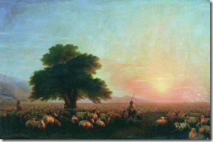 Отара овец (Стадо овец). 1857