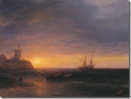 Закат на море. 1878