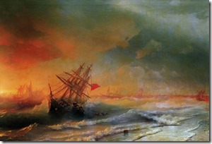 Буря над Евпаторией. 1861
