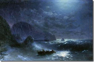 Буря на море ночью. 1895