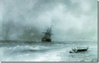 Бурное море. 1844