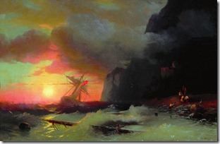 Кораблекрушение у Афонской горы. 1856