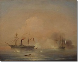 Морской бой. 1855