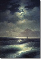 Морской вид при луне. 1878