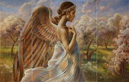 id_254_arthur_braginsky_portrait_oil_paintings_Angel_in_the_Eden_Garden_b