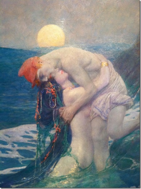 Howard Pyle - 1853-1911 - American Golden Age Illustrator -  The mermaid, 1910 - Tutt'Art@ (6)