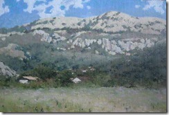 Черногория-масло-картина-пейзаж-горы-художник-Даниил-Белов