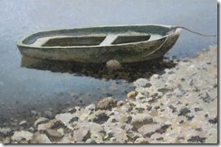 Лодка-масло-картина-пейзаж-художник-Даниил-Белов