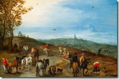 Панорамный пейзаж с путешественниками (1608) (17.8 x 27.2) (Франкфурт-на-Майне)