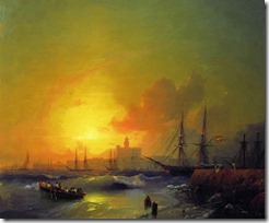 Малага. Морской пейзаж. 1854