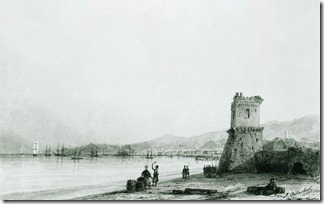 Генуэзская башня. 1845