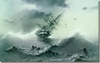 Тонущий корабль. 1854