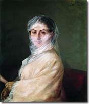 Портрет жены художника Анны Бурназян. 1882