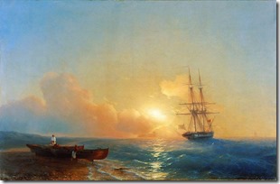 Рыбаки на берегу моря. 1852