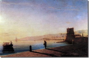 Пристань в Феодосии. 1856