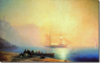 Утро на морском берегу. Судак. 1856