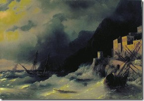 Буря на море. 1850