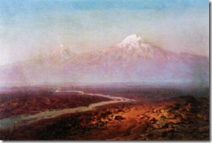 Река Аракс и Арарат. 1875