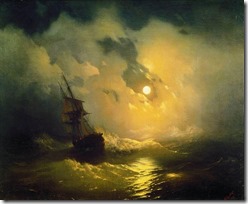 Буря на море ночью. 1849