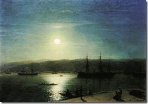 Босфор в лунную ночь. 1874